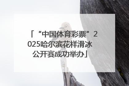 “中国体育彩票”2025哈尔滨花样滑冰公开赛成功举办