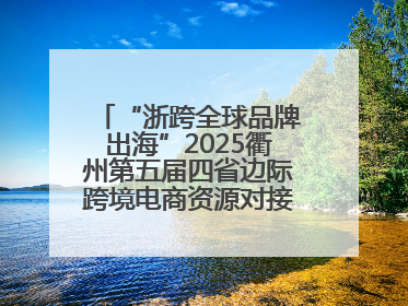 “浙跨全球品牌出海”2025衢州第五届四省边际跨境电商资源对接活动成功举办