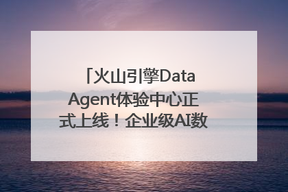火山引擎Data Agent体验中心正式上线！企业级AI数据专家触手可及
