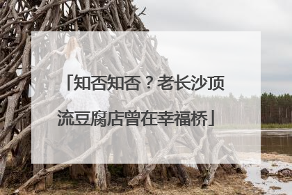 知否知否？老长沙顶流豆腐店曾在幸福桥