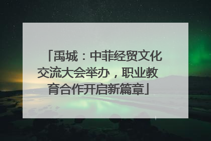 禹城：中菲经贸文化交流大会举办，职业教育合作开启新篇章