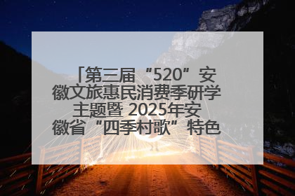 第三届“520”安徽文旅惠民消费季研学主题暨 2025年安徽省“四季村歌”特色展演燃动池州