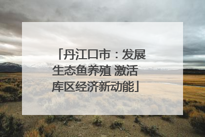 丹江口市：发展生态鱼养殖 激活库区经济新动能