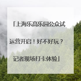 上海乐高乐园公众试运营开启！好不好玩？记者现场打卡体验