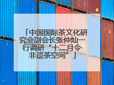 中国国际茶文化研究会副会长张仲灿一行调研“十二月令·非遗茶空间”