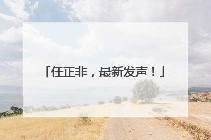 任正非，最新发声！