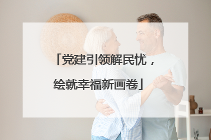 党建引领解民忧，绘就幸福新画卷