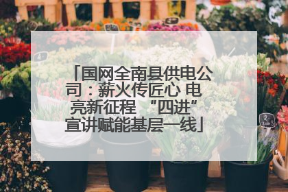 国网全南县供电公司：薪火传匠心 电亮新征程 “四进”宣讲赋能基层一线