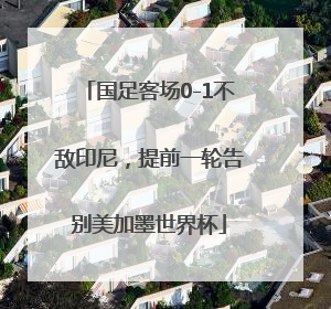 国足客场0-1不敌印尼，提前一轮告别美加墨世界杯