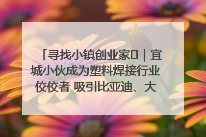 寻找小镇创业家㉞｜宜城小伙成为塑料焊接行业佼佼者 吸引比亚迪、大众等多家名企合作