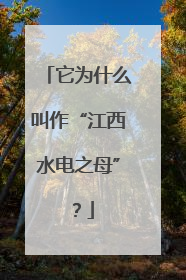 它为什么叫作“江西水电之母”？