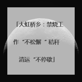 大虹桥乡：禁烧工作“不松懈“ 秸秆清运“不停歇