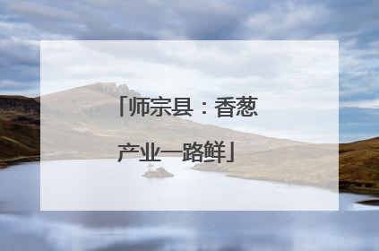 师宗县：香葱产业一路鲜