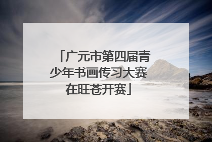 广元市第四届青少年书画传习大赛在旺苍开赛