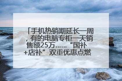 手机热销期延长一周，有的电脑专柜一天销售额25万……“国补+店补”双重优惠点燃德州“考后经济”