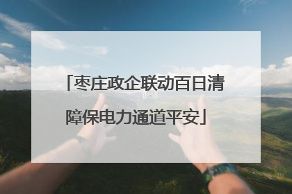 枣庄政企联动百日清障保电力通道平安