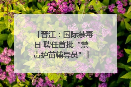 晋江：国际禁毒日 聘任首批“禁毒护苗辅导员”