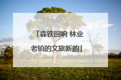 森铁回响 林业老镇的文旅新韵