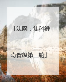 法网：焦科维奇晋级第三轮