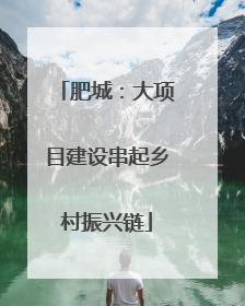 肥城：大项目建设串起乡村振兴链