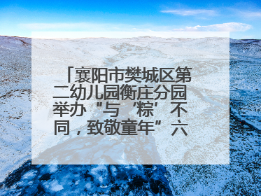 襄阳市樊城区第二幼儿园衡庄分园举办“与‘粽’不同，致敬童年”六一文艺汇演