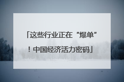 这些行业正在“爆单”！中国经济活力密码