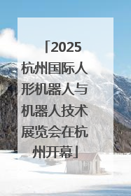 2025杭州国际人形机器人与机器人技术展览会在杭州开幕